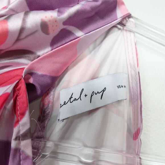 Petal and Pup Amelia Halterneck Dress in Pink Floral - Picture 12 of 15